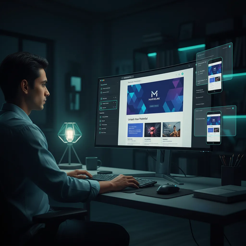 MailPort dashboard showing email campaign analytics and template builder
